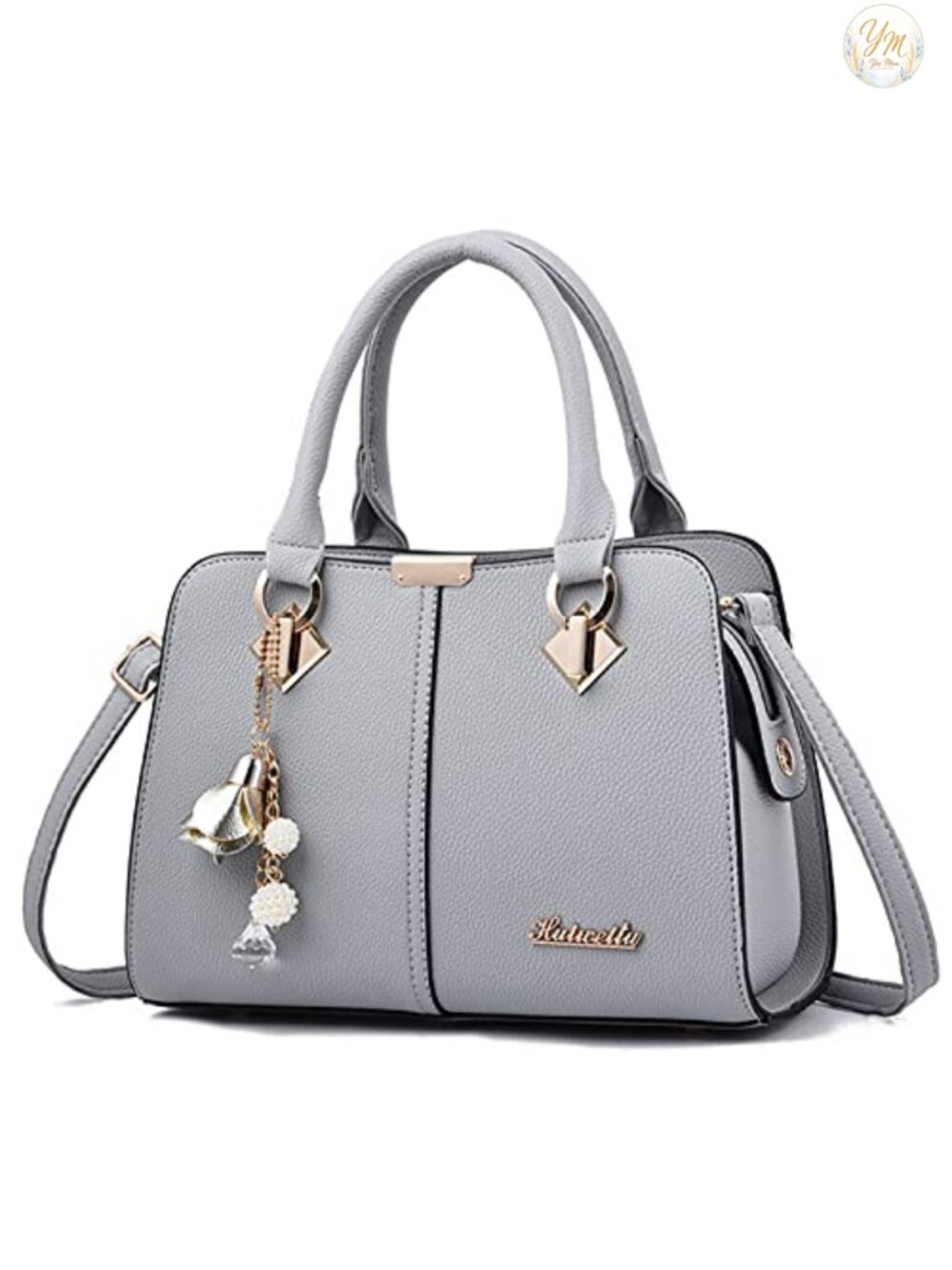 Ladies Top Handle Satchel PU Leather Handbag Crossbody Shoulder Bag Large